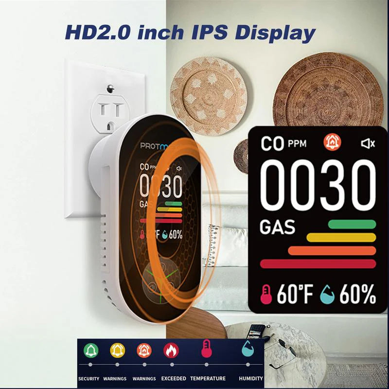 Portable Carbon Monoxide Detectors & Natural Gas Detector Plug in