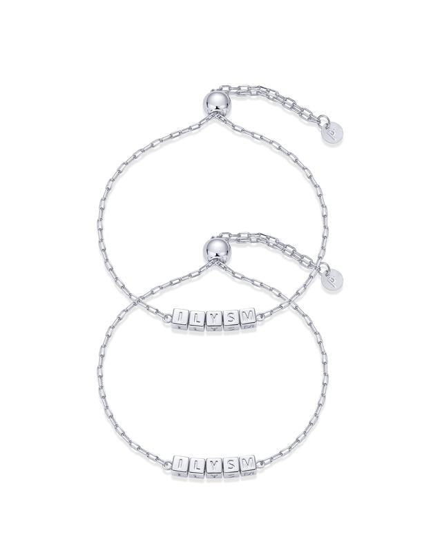 14K Gold Plated Adjustable Matching Bracelets for BFF