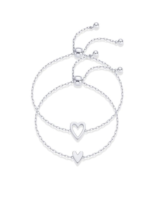 14K Gold Plated Adjustable Matching Bracelets for BFF