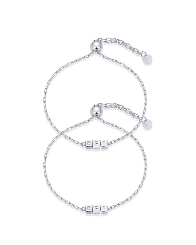 14K Gold Plated Adjustable Matching Bracelets for BFF