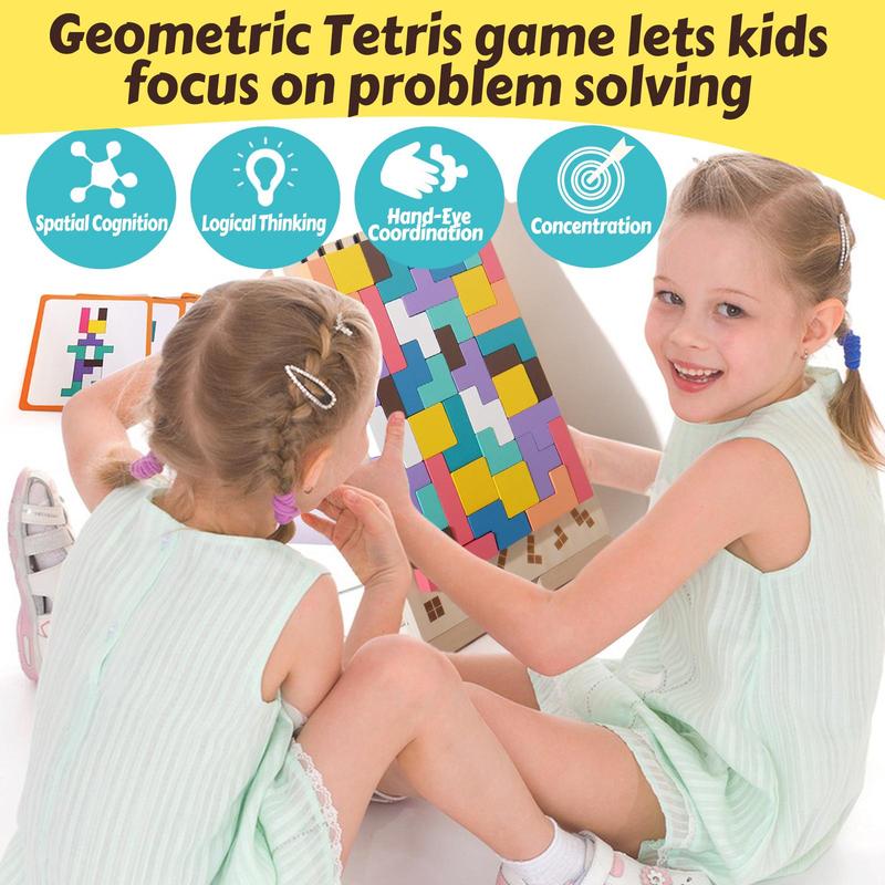 Wooden Stacking Puzzle Toy (1 Set)