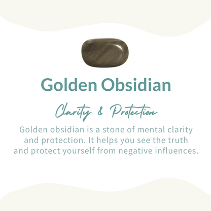 Golden obsidian “sphere” pendant