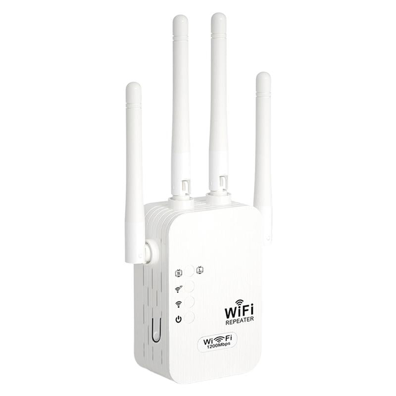 WiFi Extender 2025, 1200Mbps Dual Band (5GHz/2.4GHz) Signal Booster, Covers 10,000 sq