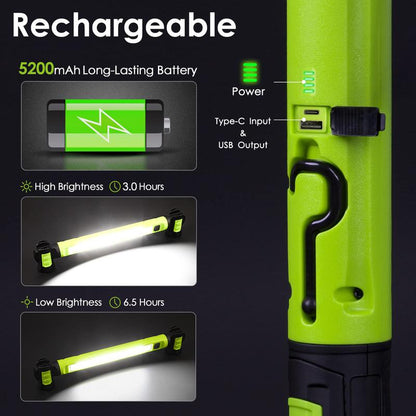3000LM Work Light Flashlight