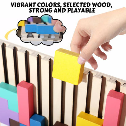Wooden Stacking Puzzle Toy (1 Set)
