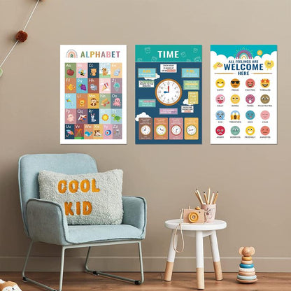 16 Boho Educational Posters for Toddlers