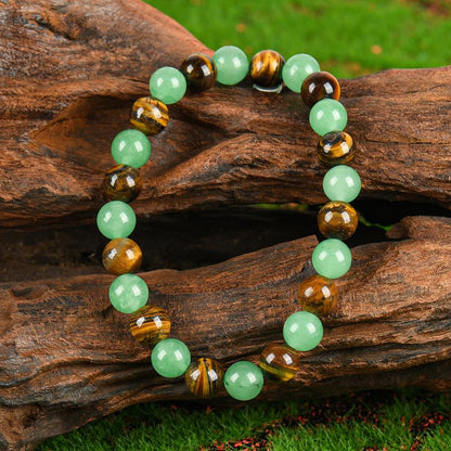 1pc Arpurraina Money Attraction Bracelet with Green Aventurine & Tiger Eye