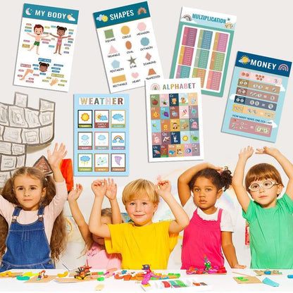 16 Boho Educational Posters for Toddlers